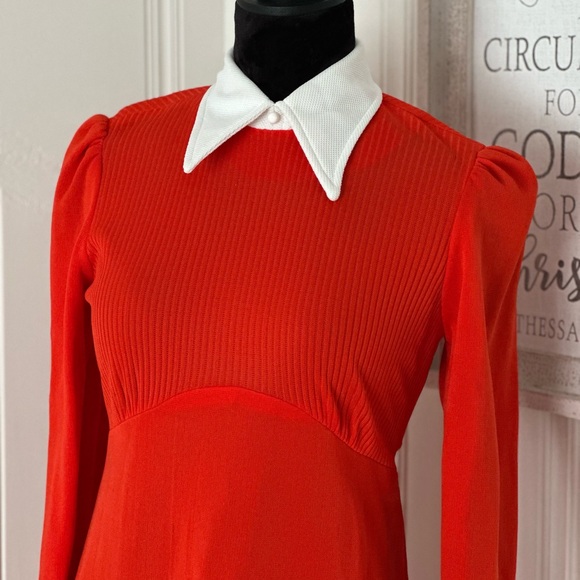 NWT Vintage Joske’s of Texas Women’s Dress Size 13 FABULOUS 1960’s Maxi - Picture 4 of 10